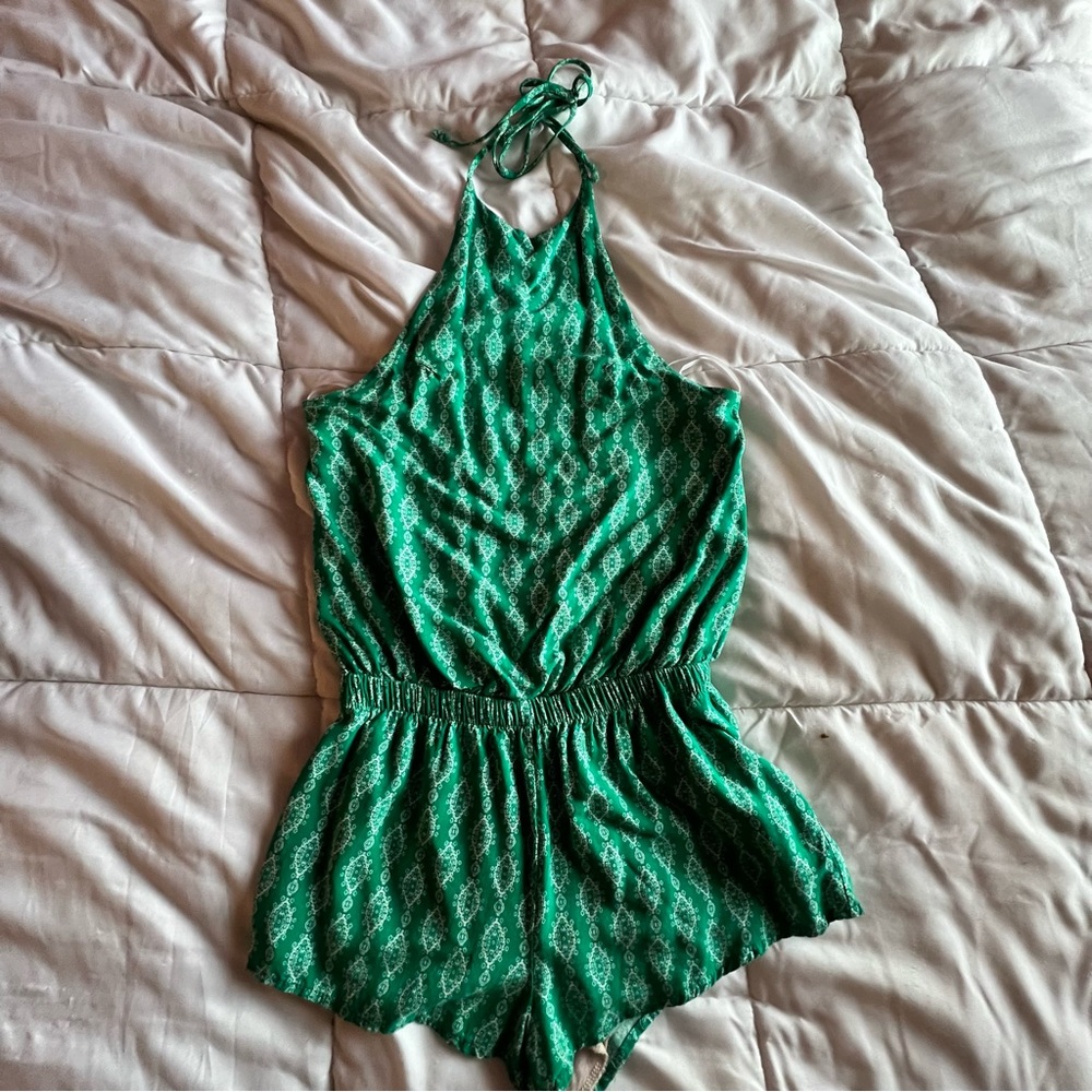 Backless Halter Romper - image 1